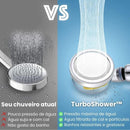 Ducha TURBOSHOWER™ con turbina y filtro